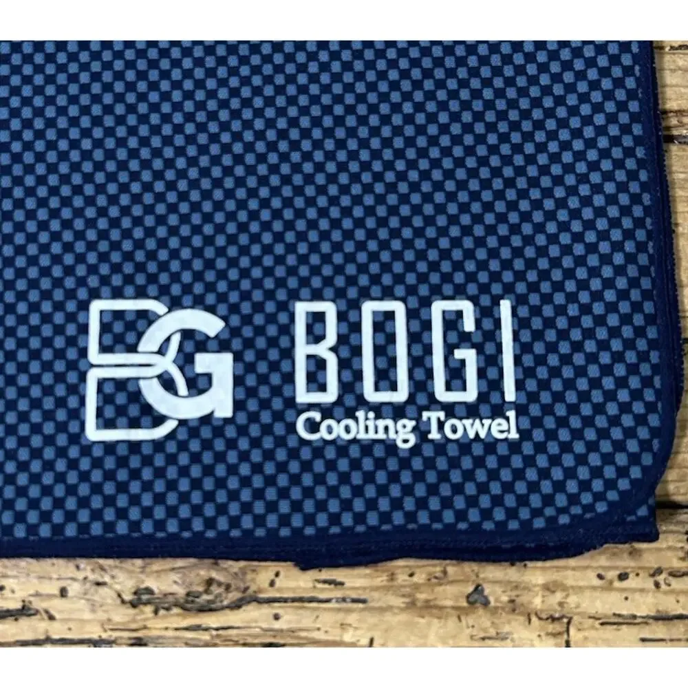 Bogi Cooling Towel Checkered Blue